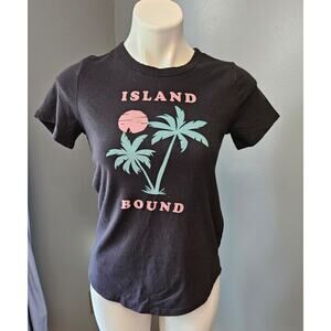 Old Navy Island Bound Graphic Tee Shirt sz XS